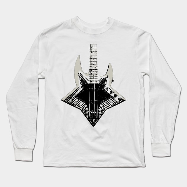 Guitar Bootsy Long Sleeve T-Shirt by OliverIsis33